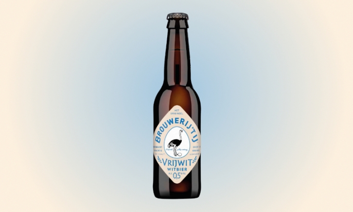 Witbier alcoholarm Brouwerij 'T IJ flesje
